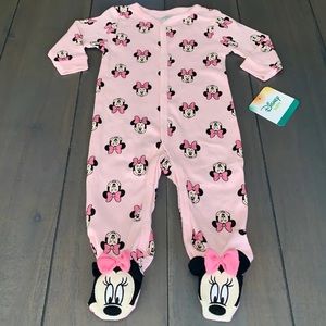 3-6M Disney Minnie Mouse Sleeper Pajamas